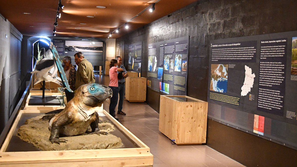 catexperience's tweet photo. Al @museudecervera, Trobaràs l'exposició 'Què tenim sota els peus?', un recorregut per 550 milions d’anys d’evolució, a través de 120 roques i fòssils de Ponent i el Pirineu i de les reconstruccions de 5 animals ja extingits.
ℹ️ https://t.co/dkU9MRtAXK

Via @somsegarra
@aralleida https://t.co/HFlkuVpFW2