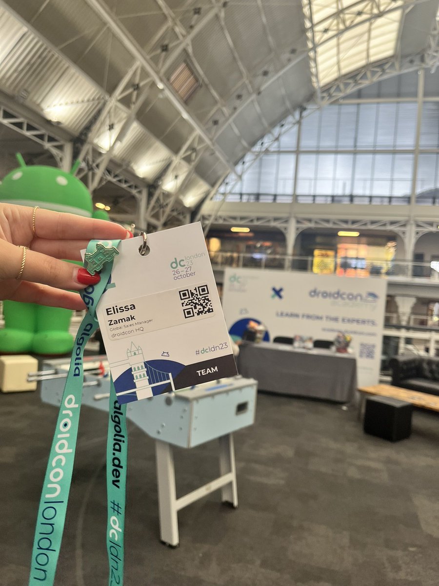 Come by our droidcon academy booth, learn about our latest codelabs, and get a droidcon London pin! 

#dcldn23