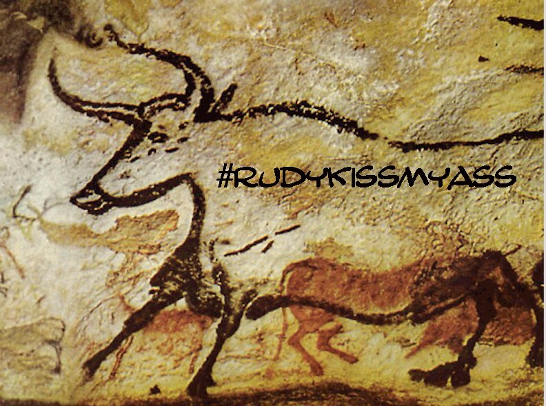 VictorSinclair3's tweet photo. Même les hommes de Cro-Magnon !
Même eux !
#RudyKissMyAss https://t.co/bNGzyGgQku