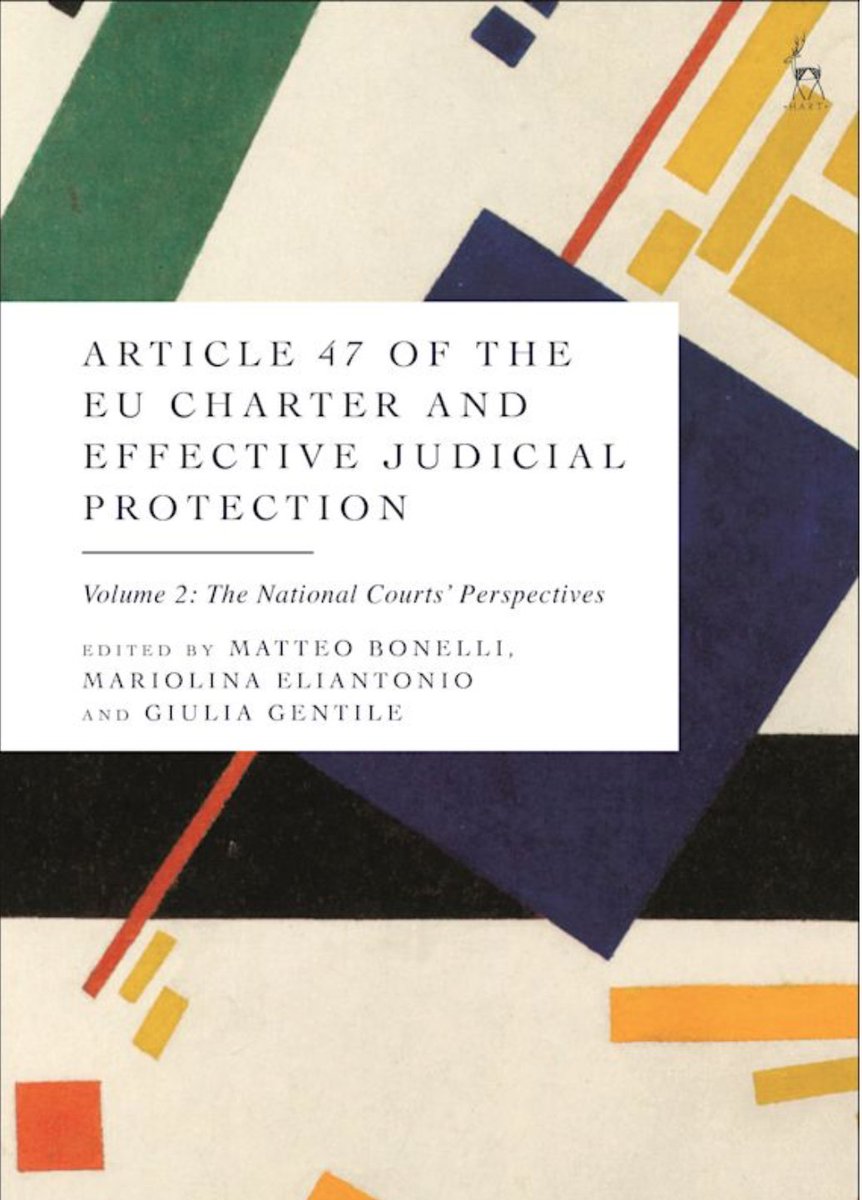 Publication day is coming soon..! I have a 20% discount code, if interested please DM #EUlaw #effectivejudicialprotection #EUCharter @hartpublishing