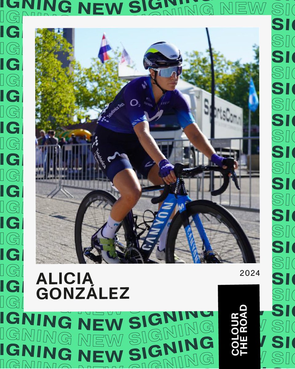 DropsCycling's tweet photo. Bienvenida al equipo, Alicia González! 

A Spanish rider who will join the team after six years at Movistar. A rider that has a love for the classics and so much experience to bring to the team, both on and off the bike. 

Vamos Alicia! https://t.co/WkDYMjcWKM