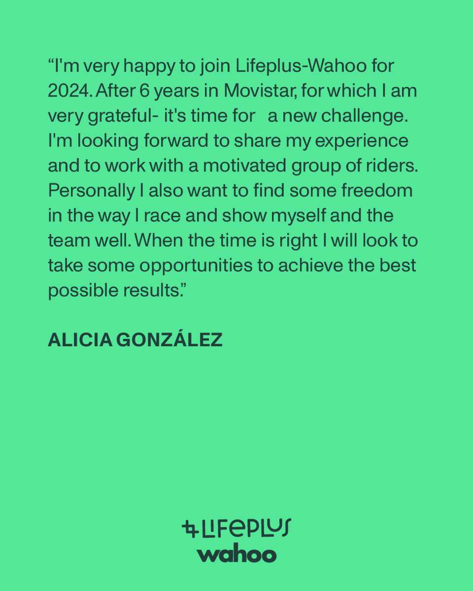 DropsCycling's tweet photo. Bienvenida al equipo, Alicia González! 

A Spanish rider who will join the team after six years at Movistar. A rider that has a love for the classics and so much experience to bring to the team, both on and off the bike. 

Vamos Alicia! https://t.co/WkDYMjcWKM