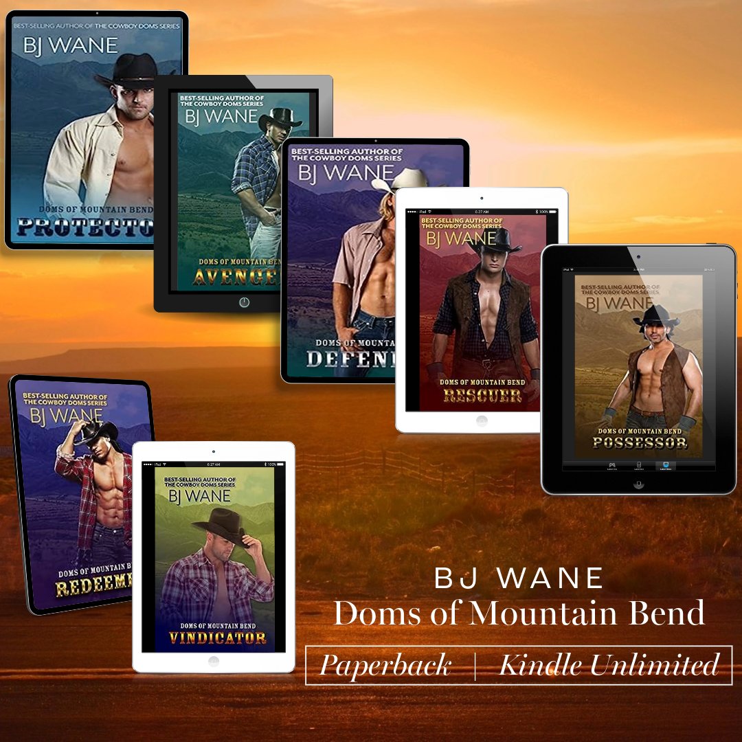 SylvDotNet's tweet photo. https://t.co/F6VQ4L8dw1

Protector
Avenger
Defender
Rescuer
Possessor
Redeemer
Vindicator

Doms of Mountain Bend (7-book series) by @bj_wane, is available on Amazon in paperback and Kindle Unlimited! https://t.co/204wfHw6Gi