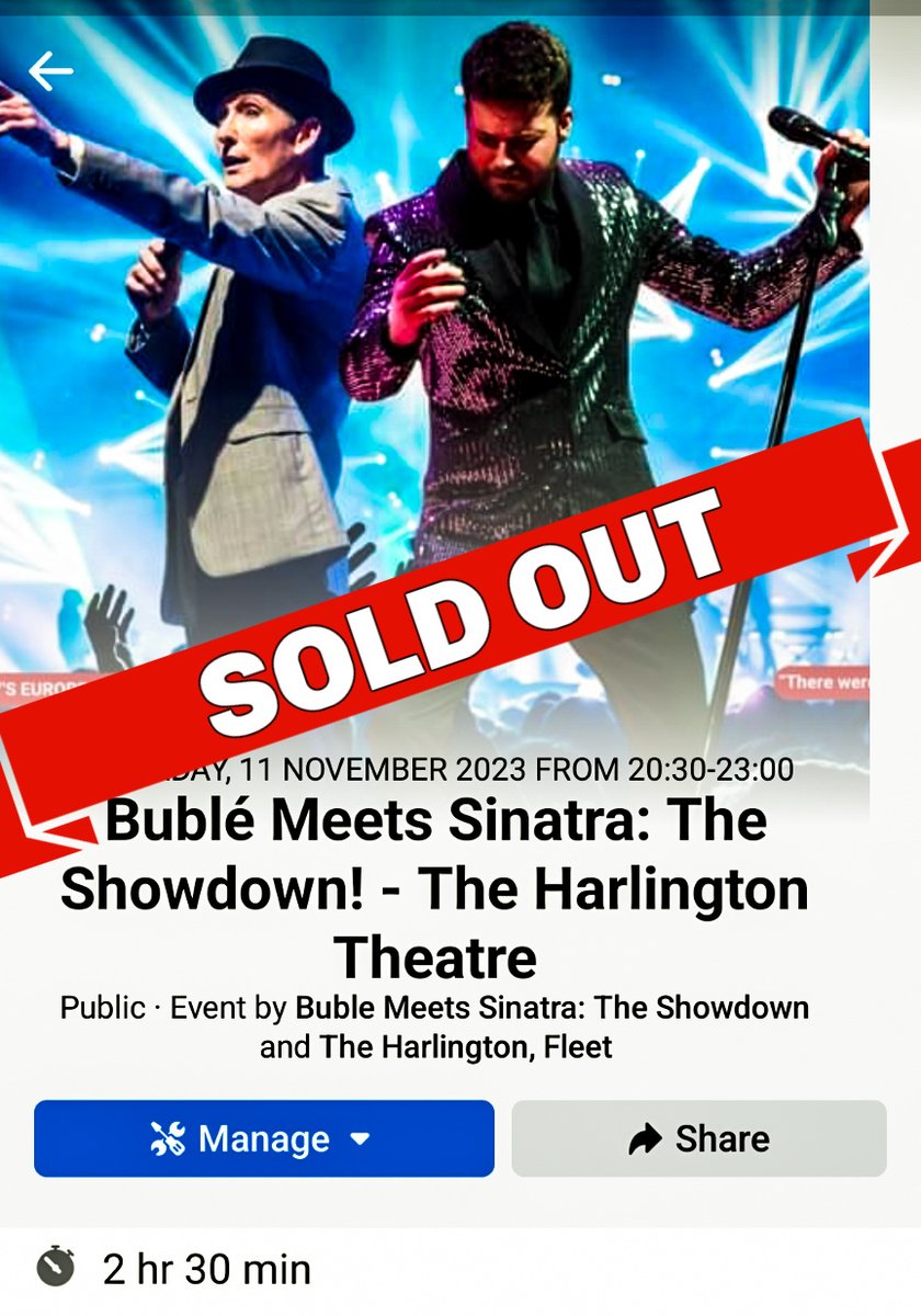 It's a sell-out🔥 

Join the 🎟️Waiting List here: theharlington.ticketsolve.com/ticketbooth/sh…