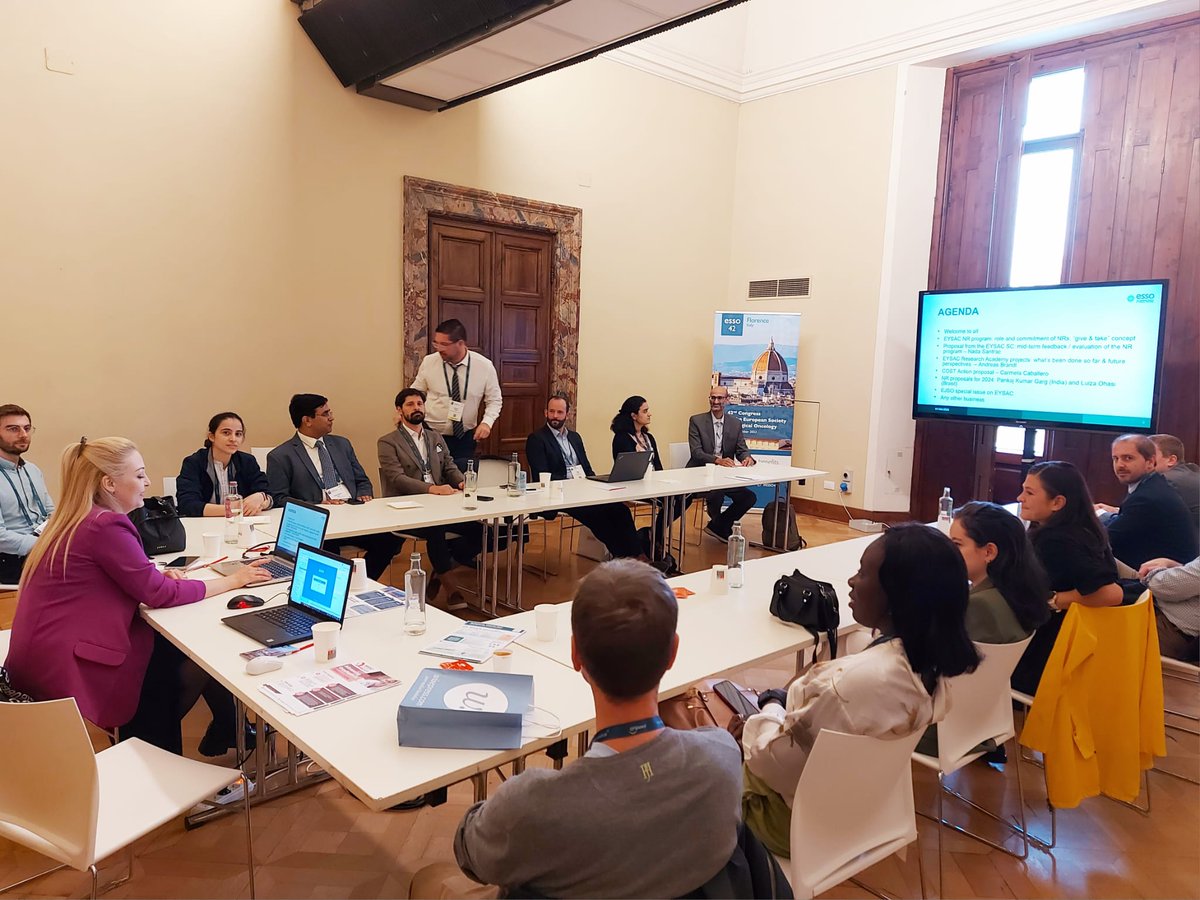Dr Pankaj K Garg (@drpankajgarg) on Twitter photo Was a great feeling meeting all national representatives <a href="/EYSAC1/">EYSAC</a> at #ESSO42
<a href="/ESSOnews/">European Society of Surgical Oncology (ESSO)</a>
Discussed how we can disseminate the vision and mission of <a href="/ESSOnews/">European Society of Surgical Oncology (ESSO)</a> in our countries
#research #colloboration
<a href="/PallviKaul/">Pallvi Kaul</a> <a href="/AndreasBrandl8/">Andreas Brandl</a> <a href="/Carmela_surgery/">Carmela Caballero</a> <a href="/SantracNada/">Nada Santrac</a> Was a great feeling meeting all national representatives <a href="/EYSAC1/">EYSAC</a> at #ESSO42
<a href="/ESSOnews/">European Society of Surgical Oncology (ESSO)</a>
Discussed how we can disseminate the vision and mission of <a href="/ESSOnews/">European Society of Surgical Oncology (ESSO)</a> in our countries
#research #colloboration
<a href="/PallviKaul/">Pallvi Kaul</a> <a href="/AndreasBrandl8/">Andreas Brandl</a> <a href="/Carmela_surgery/">Carmela Caballero</a> <a href="/SantracNada/">Nada Santrac</a>