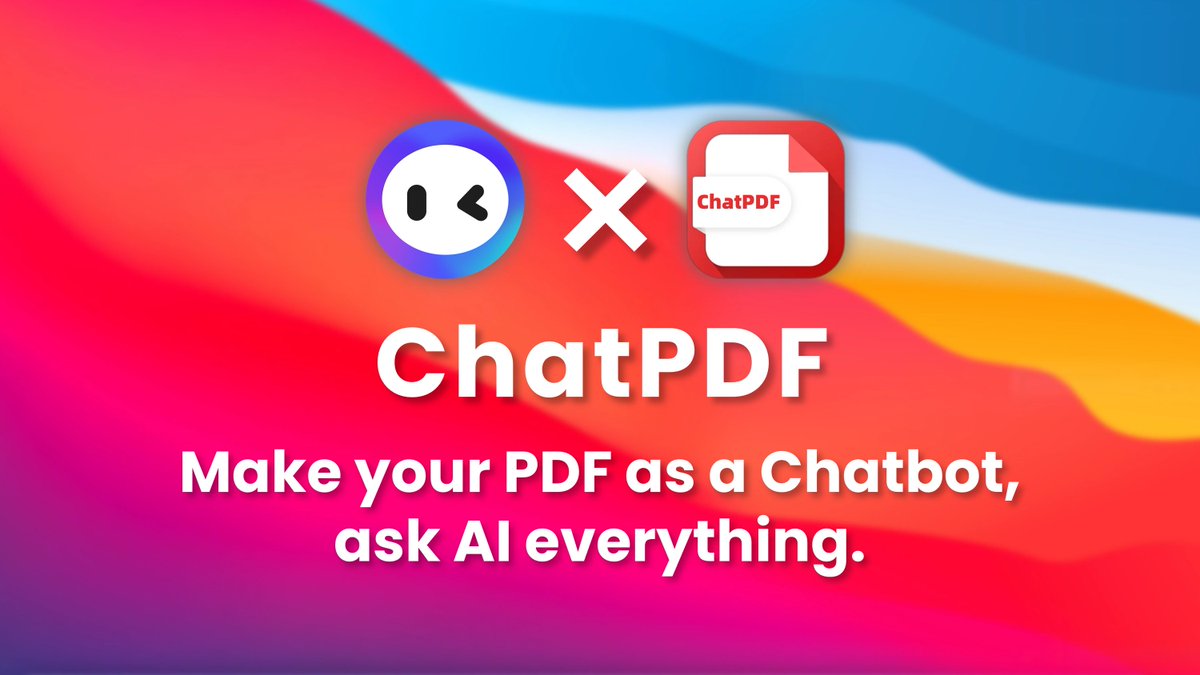 AIDailyGuy's tweet image. 1/4:
🔥 Introducing ChatPDF by Monica @hey_im_monica, an AI-enhanced tool designed for seamless PDF interaction. Dive into the future of document understanding and see how it compares to traditional PDF readers. #AIPDFInteraction #ChatPDF