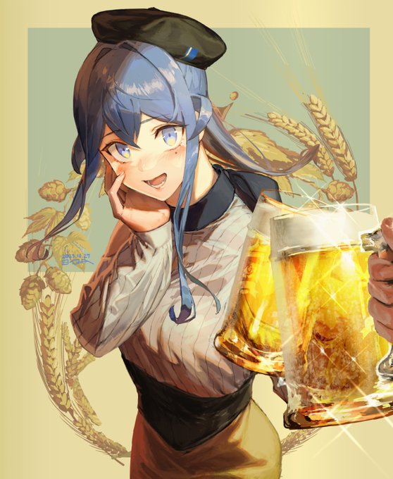 「ビール マグカップ」のTwitter画像/イラスト(新着)｜4ページ目