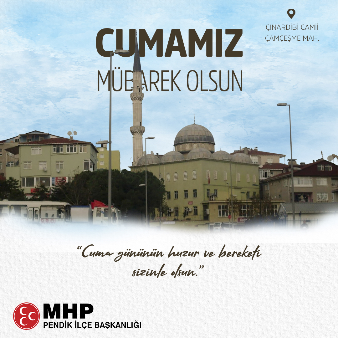 MHPpendik_'s tweet photo. Cuma gününün huzur ve bereketi sizinle olsun. Cumamız mübarek olsun.

#milliyetçihareketpartisi #mhppendik #pendikmhp #mhpistanbul https://t.co/F9VTPGhS5p