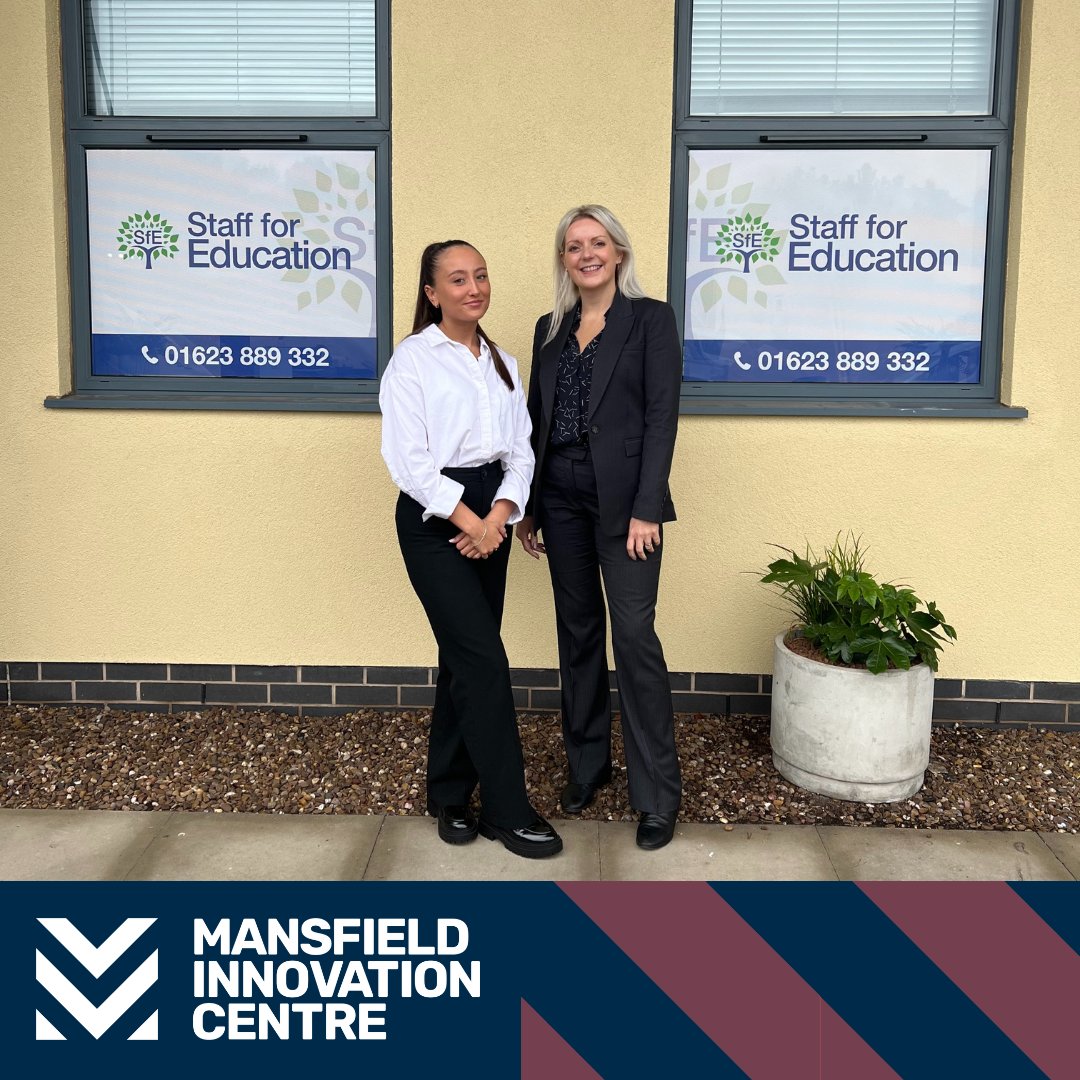 We had the opportunity to talk with Louise Hamby, Managing Director of our new family member, Staff for Education. We discussed their business and experience at Mansfield Innovation Centre.

Read all about it here - mansfield-ic.co.uk/2023/10/27/5-m…

#Innovation #business #community