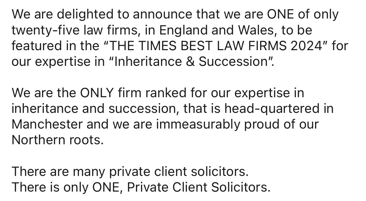 Private Client Solicitors tweet media