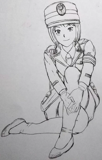 婦警つばき😏😏😏
