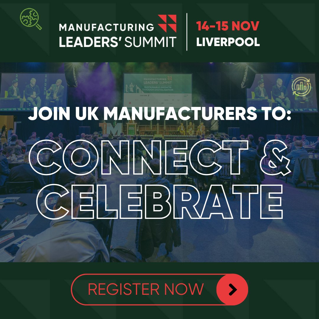 IfMCambridge's tweet image. 📢 We are excited to see the return of the #MfgLeaders Summit in Liverpool on November 14-15 2023 as part of #TMLive! 🎉

Don&apos;t miss out on this opportunity to gain valuable insights and connect with industry leaders - reserve your place: hubs.la/Q01Z6bHL0

#UKMfg