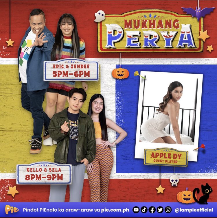 Kamsami ate @selaguia later mukhang perya 8pm to 9pm 

#MukhangPeryaSaPIE