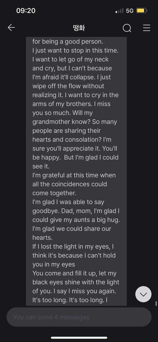 xx520vip's tweet photo. A message from Seonghwa to ATINY 💌

I know it’s hard to lose someone so dear so please take your time for as long as you need.. We are here for you always.. Please take care.. Our hearts and prayers are with you and your family✨🤍 https://t.co/k2vkI28DL3