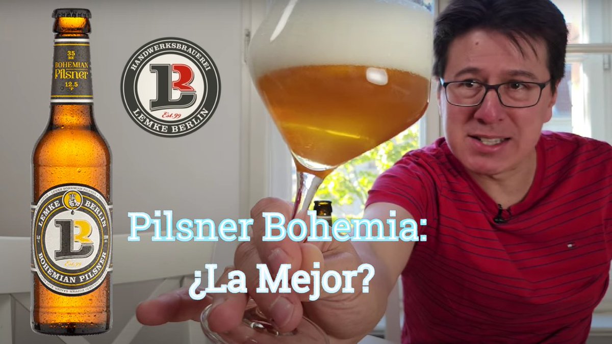 toxickore's tweet photo. Amantes de la #cerveza 📷 Reseña de #bohemianpilsner de #Lemke Berlin en mi último video!
📷 https://t.co/Rq7MRU1IcJ 📷
#reseñacervecera #cervezasartesanales #degustacióndecerveza https://t.co/Uu15PmgbNT
