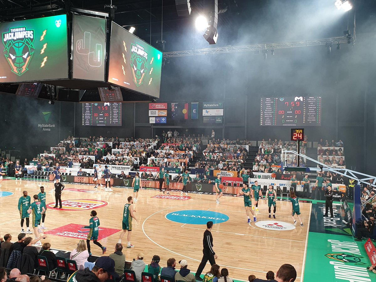 Womble453's tweet photo. First opportunity to attend a Jackie's game this season, looking forward to a good contest against Melbourne United. Missing @joshmagette though. https://t.co/MFn6uDzEeH