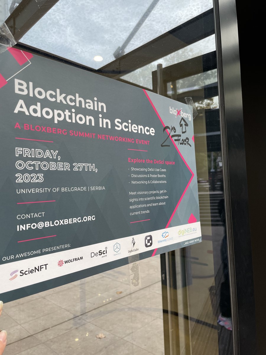 bloxberg_info's tweet image. #bloxbergSummit23 Day 2 has just started!👋 Today, we&apos;re in for a treat: the networking event is open to the public - come by! #blockchainnetwork #blockchain #desci