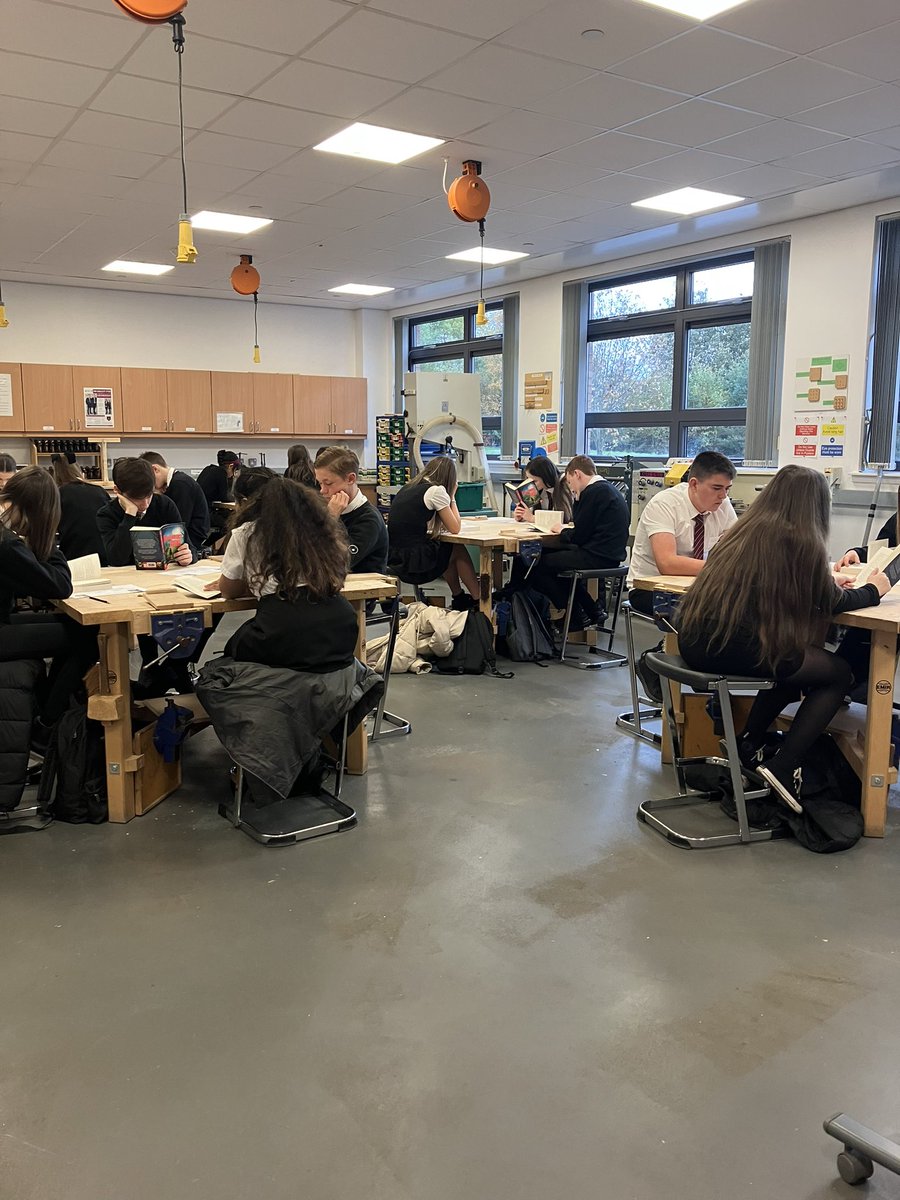 SL_THS_English's tweet photo. We are so excited to launch our 2023 Whole-School Novel project with a Drop Everything and Read period! Our teachers and pupils have been reading the start of the brilliant βThe Consequence Girlβ by @alastair_ch βοΈπ @NosyCrowBooks #slcabc #TrinityReads https://t.co/xbVEZv931F