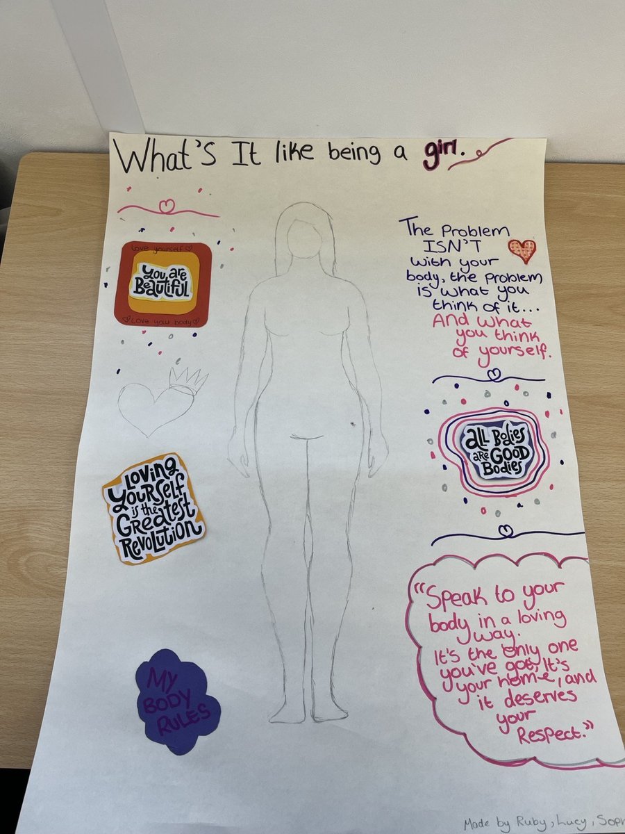 MSJBolton's tweet photo. These are just some of the posters created by a year 9 group who have been completing the @Dove self-esteem and body image intervention programme. #HaveConfidence #BelieveInYourself #MSJCommunity https://t.co/KL0g02yhMt