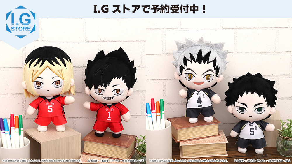 ◤ #IGストア ◢ ／ #ハイキュー 新商品登場‼ ＼ おでかけぬいぐるみ