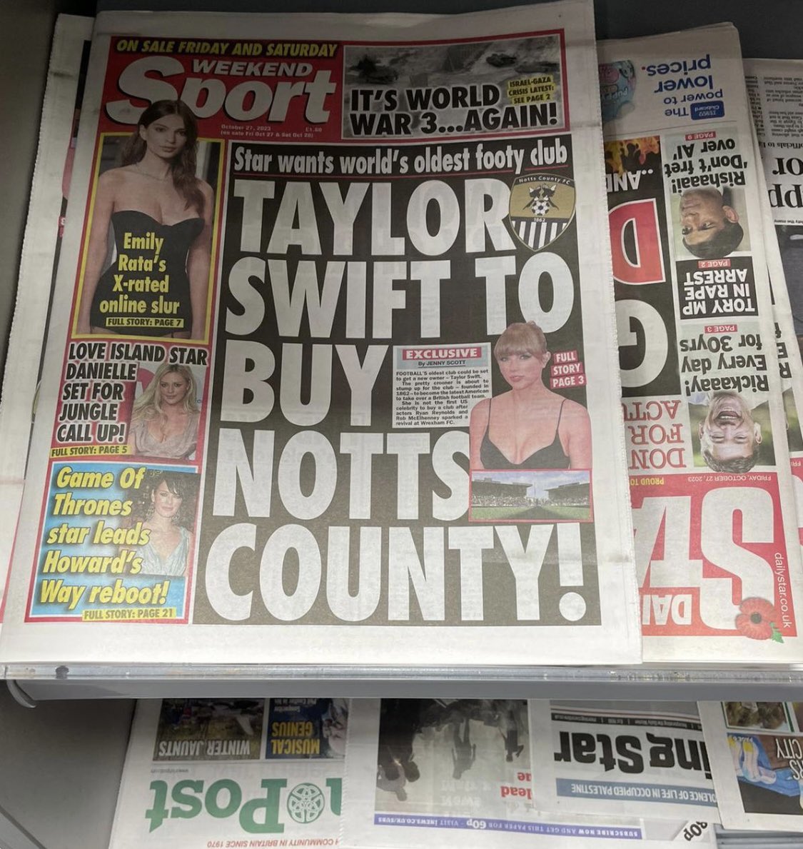 nick_raine's tweet image. In frankly unlikely news, #TaylorSwift is looking to buy #NottsCounty. If you’d like a tour Taylor, I’ll be in the Vat &amp;amp; Fiddle Saturday 1.30pm. Delighted to buy you a pint of Harvest Pale, a cheese &amp;amp; onion cob &amp;amp; show you round the Pavis Stand. You Swift ‘Pies! #COYP #Nottingham