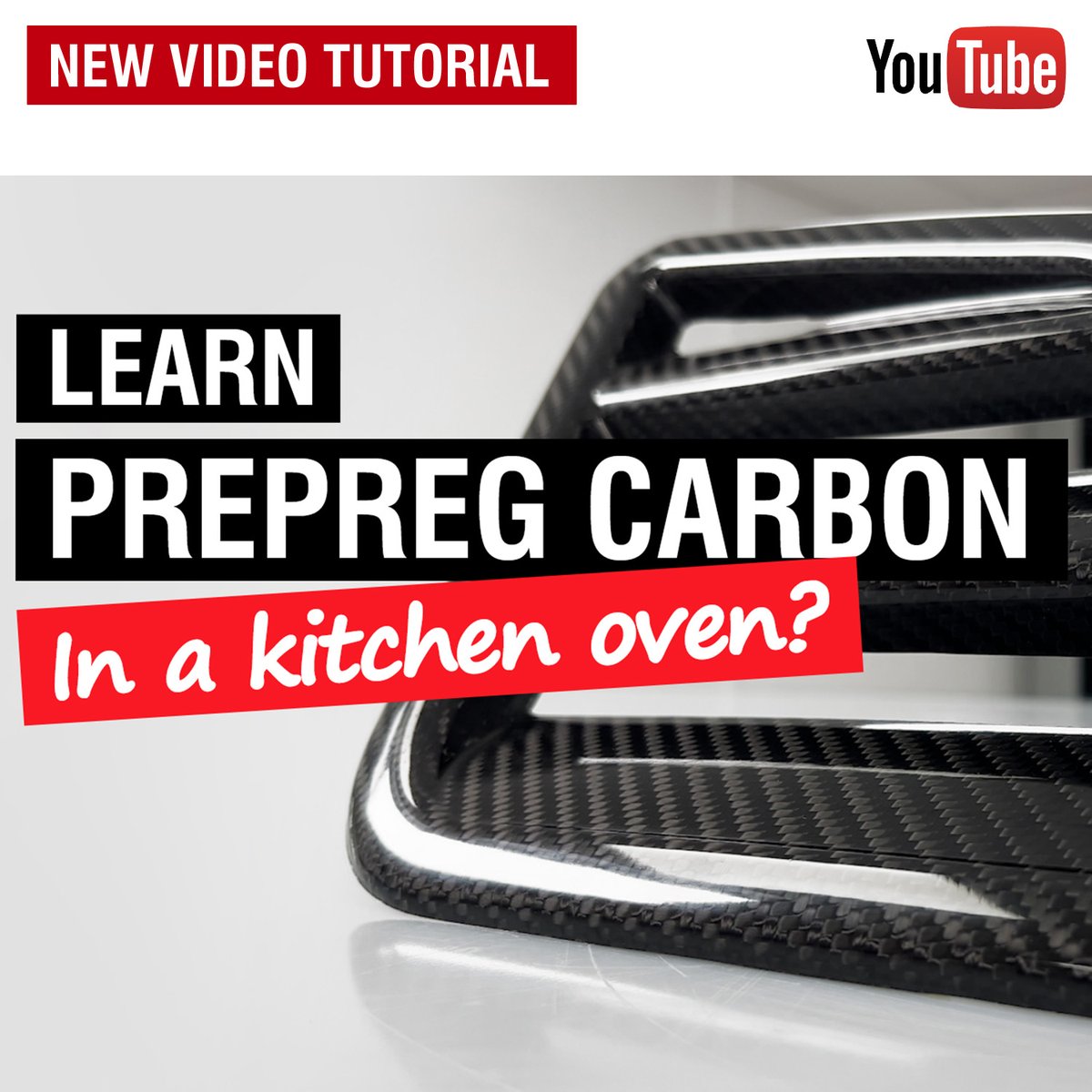 New tutorial now available!
Learn how to duplicate a small existing component using our highly effective XC110 'out-of-autoclave' carbon fibre prepreg using our new starter kits - Hi-Temp Epoxy Mould Making Kit &amp; Prepreg Carbon Fibre Evaluation Kit! tinyurl.com/48h539t8