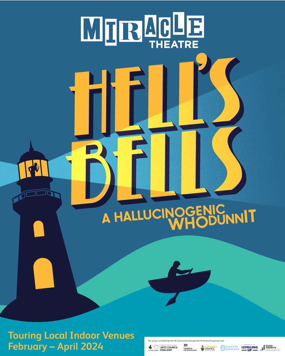 The Wait is Finally Over! Tickets on sale 17th November!
We're thrilled to unveil a brand-new production Hell's Bells – A Hallucinogenic Whodunnit! 
Find out more here 👉 bit.ly/46Ha72S
#MiracleTheatreReturns #MysteryUnveiled #TheatreMagic #ukspf #ciosgoodgrowth