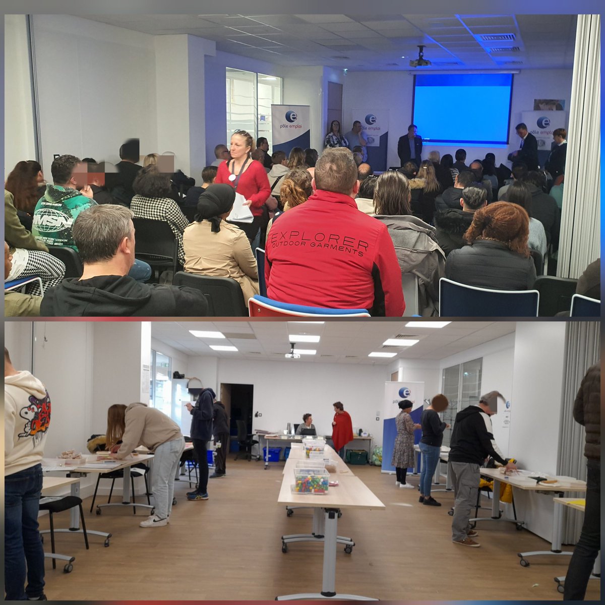 9️⃣0️⃣ candidats ont participé à la présentation de l'implantation du restaurant Volfoni

⏩Place aux tests de Recrutement par Simulation

⏩Avant adaptation au poste avec mise en situation avant embauche

⏩Recrutement "sur mesure" avec le #PoleemploiDunkerque 

#MRS #AFEST