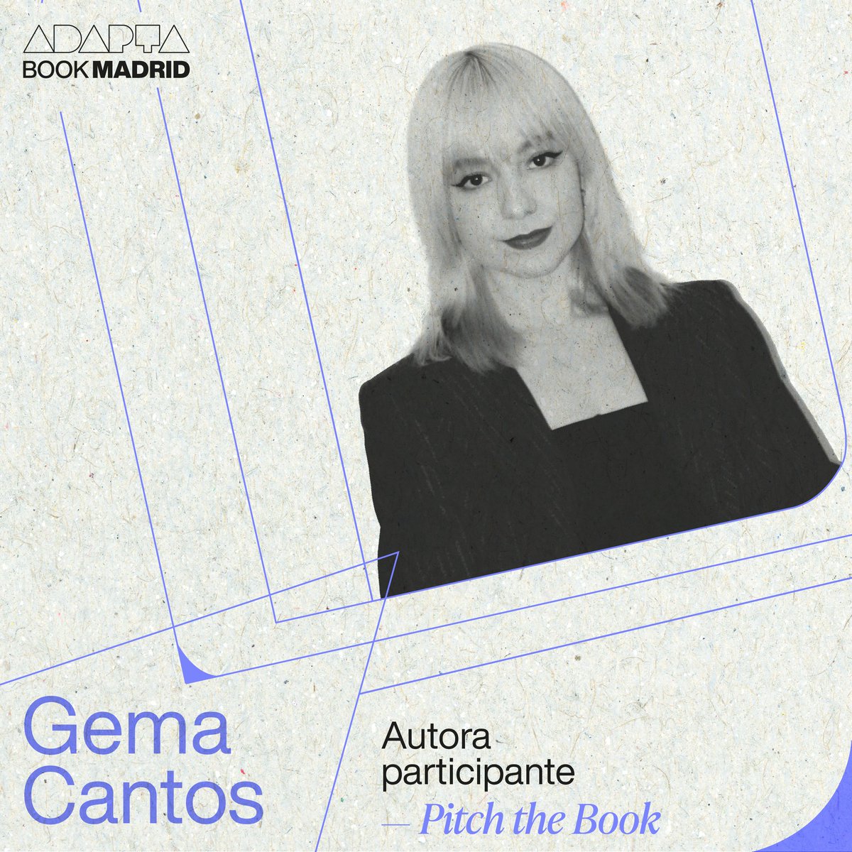 adaptabook's tweet photo. 🖤 ¡Vamos a conocer cada una de las obras, autoras y autores de esta edición #ABMadrid23!
Comenzamos con "Antes de que caiga el telón" de @gemcantos, participante en la sección #PithTheBook con una obra editada por @PlataformaNeo
🤩 ¿Cómo defenderá su obra? https://t.co/LWjpBJFYag