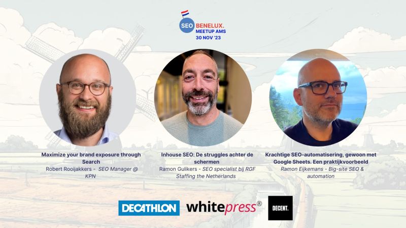 Kom je 30 november ook naar de SEOBenelux meetup? Dan kun je o.a. mijn talk over de struggles van inhouse SEO gaan zien. Tickets en info hier: eventbrite.be/e/tickets-seo-… #SEO #seobenelux