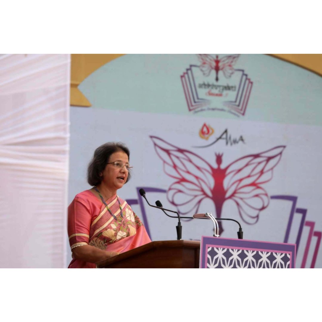 OfficialAwwa's tweet photo. "In Spirit of Literary Excellence"
Mrs Archana Pande, President #AWWA inaugurated the #AWWA Literary Festival #Abhivyakti Season-3. https://t.co/Bfr87v4acm