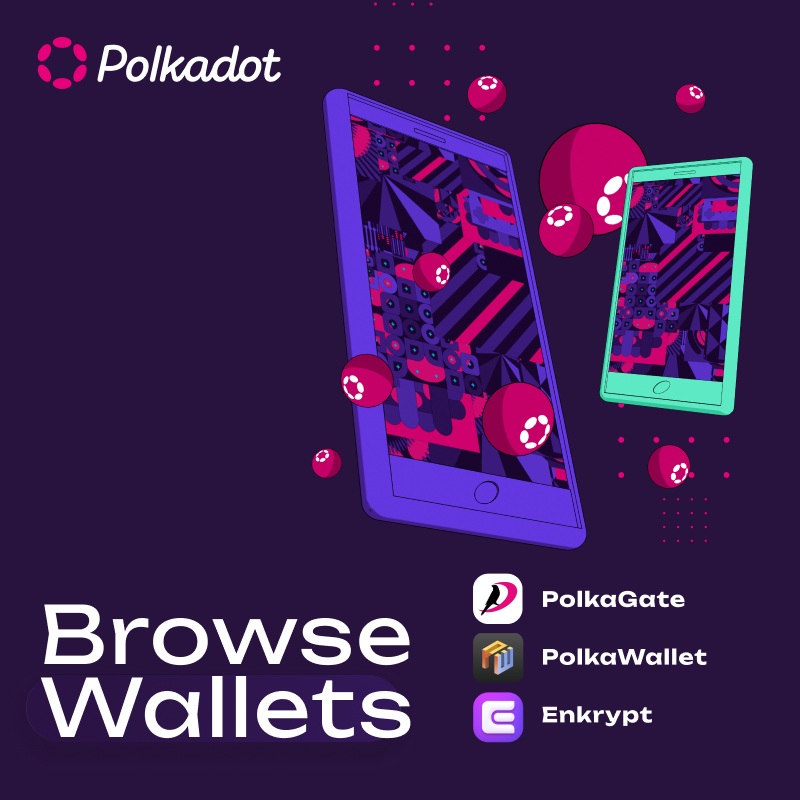 Polkadot's tweet photo. Ready to put your DOT to work?

Discover the power of native @Polkadot wallets and get your journey started!

Browse wallets 👉
