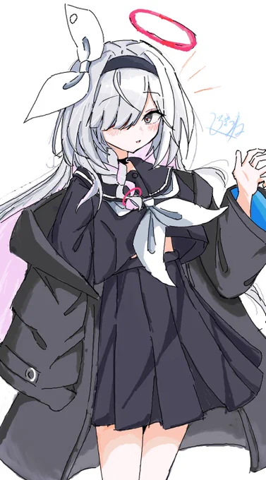 絵チャプラ#ブルアカ 