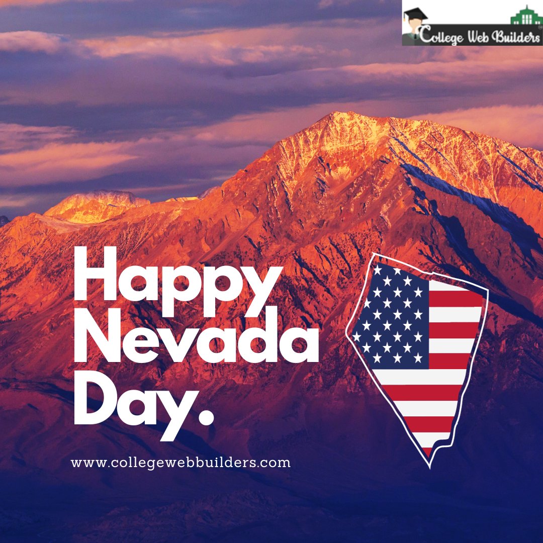 Celebrating the Silver State's glory on Nevada Day! 🌟 collegewebbuilders.com + 1.202.421-5747 . #collegewebbuilders #NevadaDay #SilverStateCelebration #HomeMeansNevada #NevadaPride #NevadaLove #NevadaAdventures #StatehoodDay #NevadaBeauty #itservice