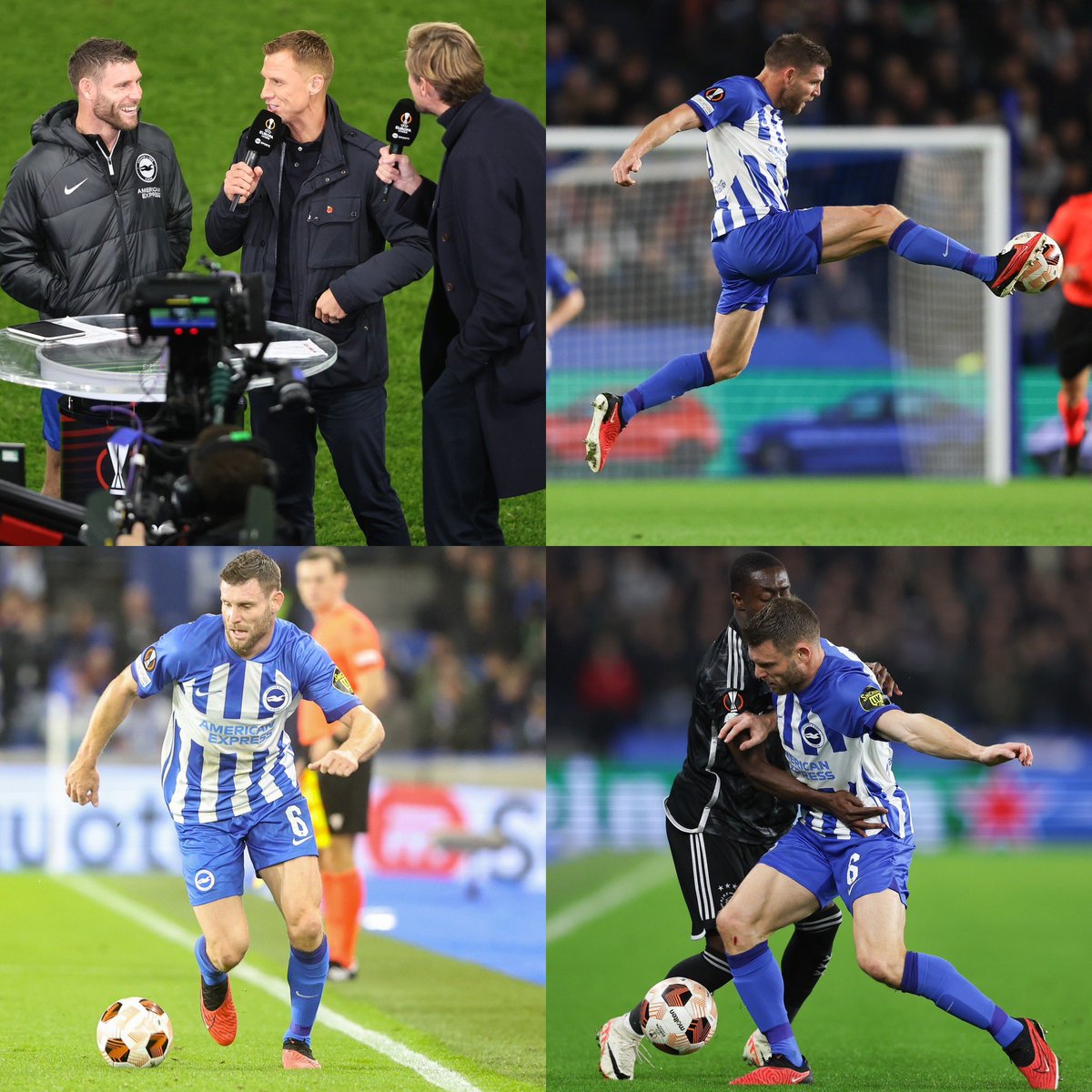 Nice to be part of @OfficialBHAFC first European win and speak to a few ex teammates after the game. #BHAFC #greatteamperformance