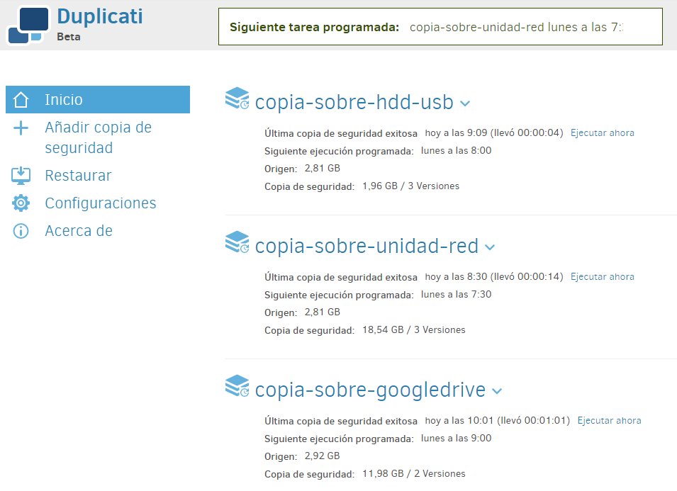 jmunnes's tweet image. Probando #duplicati . Una aplicación de software libre para hacer copias de seguridad. La tenemos disponible en @Osluz_unizar de @unizar
