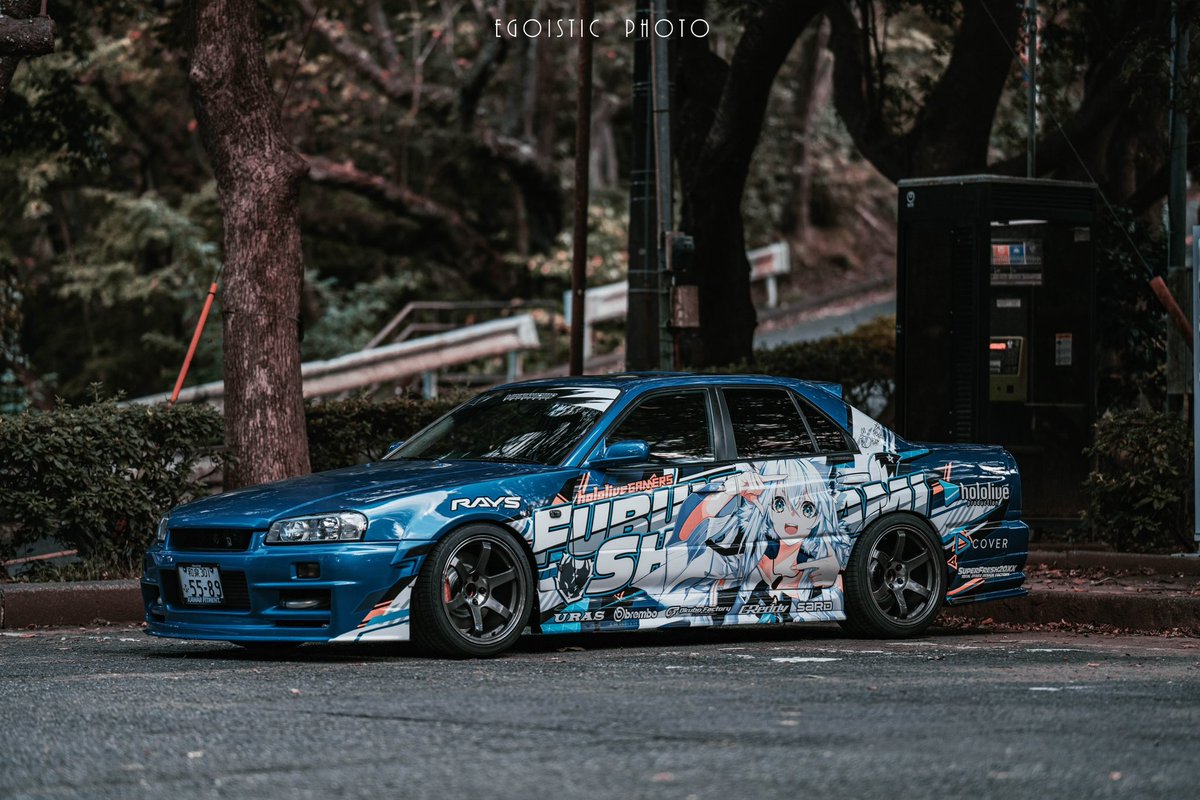 こんこんきーつね！白上フブキです！｣ 白上フブキの痛車になりました