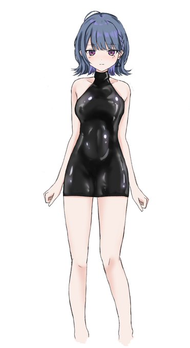 @ikidumi こんな感じですかね...テカらせるのめちゃくちゃムズいですね... 