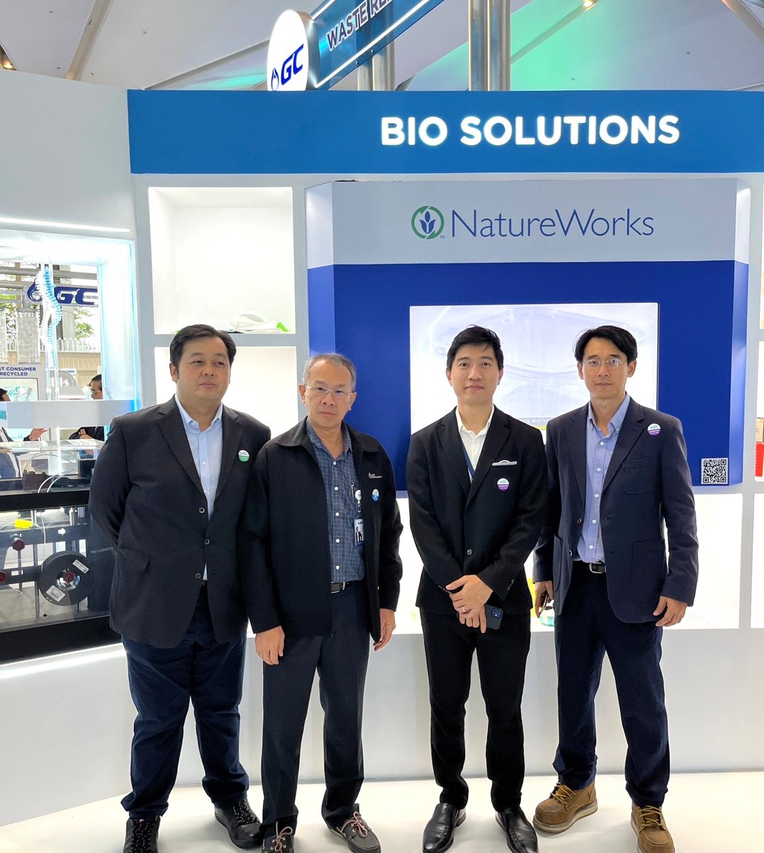 natureworks's tweet image. This week our team is exhibiting as part of the #GCSustainableLivingSymposium2023 in Bangkok. 📍 The event is designed to create momentum for living sustainably and reducing our carbon footprint in order to urgently address global climate change. 🌏 #WeAreGenS #Ingeo