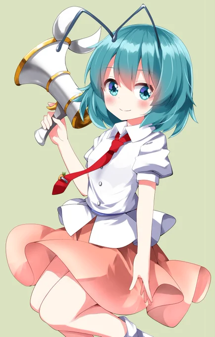 2126日目 紺珠伝の鈴仙の衣装を着たリグルちゃん