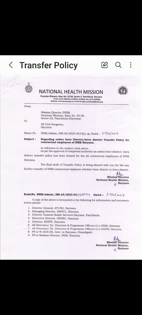 Dayanan12614278's tweet photo. Sir please also make the transfer policy for Community Health Officers of Bihar like #NHMHaryana in inter district or intra district so residential of Bihar CHOs can get the chances of home district posting at HWC. @SHSBihar @AjayShahiDr @BiharHealthDept @yadavtejashwi https://t.co/rnfwUMuIvj