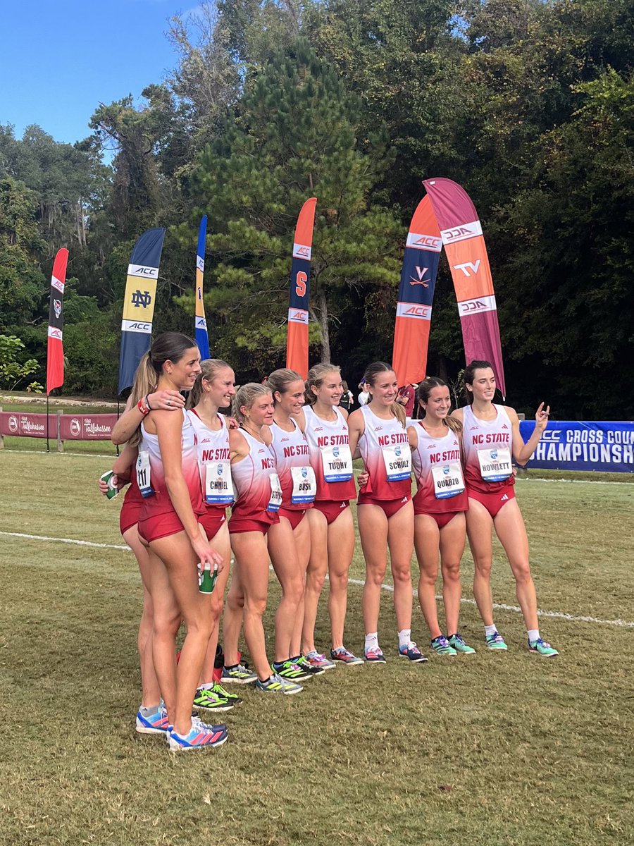Make it eight in a row for the Pack‼️

The NC State women’s cross country team finishes with 37 points to take home its eighth-straight ACC Championship🏆

#WolfpackXC - #GoPack