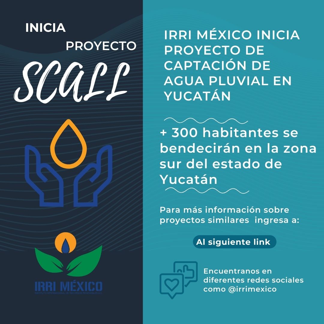 IRRI_Mexico's tweet photo. Estamos encantados de compartir con ustedes nuestro emocionante nuevo proyecto de captación de agua de lluvia en Yucatán, una colaboración única con Sacbecan y Noh Bec, comisarías del municipio de Tzucabac. Para mayor información visita la siguiente liga: https://t.co/wBLHf1yH3N https://t.co/k4GjwrbxR3