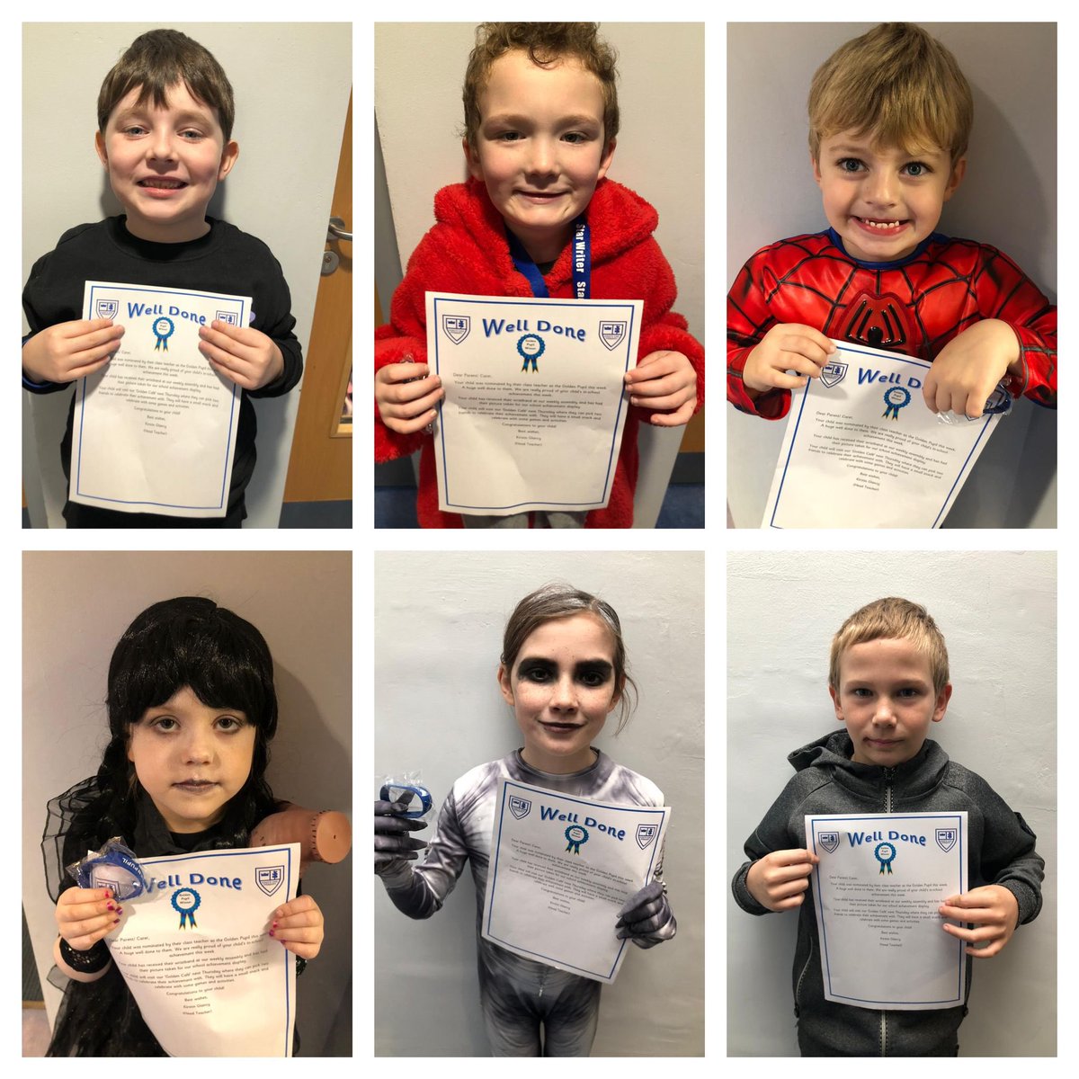 KingsOakSchool's tweet photo. Our spooky Halloween Golden Pupils! Congratulations to each and everyone of you! Outstanding! 🤩👏 https://t.co/x6WPongwkr