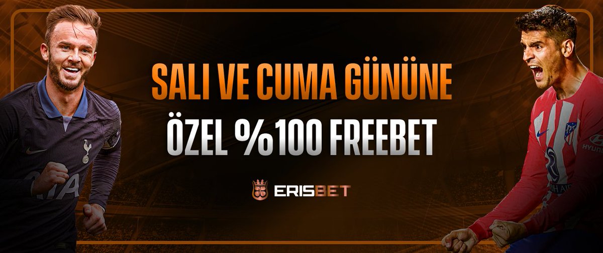 💥ERİSBET İLE SALI VE CUMA GÜNLERİNE ÖZEL %100 FREEBET BONUSU💥

🏆Bu Promosyondan SALI ve CUMA günü minimum 100 TL yatırım yapan üyeler %100 olarak faydalanabilir.🏆

Çekliş ve etkinliklerimiz için telegram kanalımızı takip etmeyi unutmayınız. 👇

taplink.cc/eris.sosyal