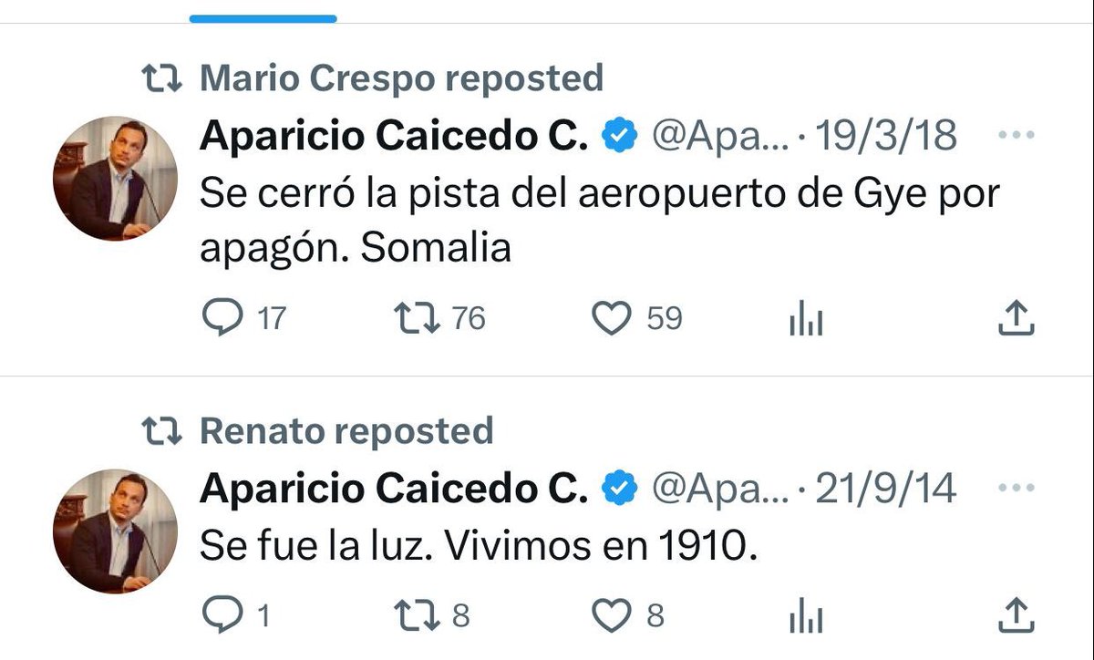 HolguerEC's tweet photo. .#ATENCIÓN que los autores del inicio de la destrucción del #Ecuador que ya la comparan con Somalia, son los responsables de lo que estamos viviendo. @AparicioCaicedo qué cara tiene para dar lecciones de moral y buenas costumbres. Aeropuerto de #Guayaquil cerrado https://t.co/d0qpSPYM0D