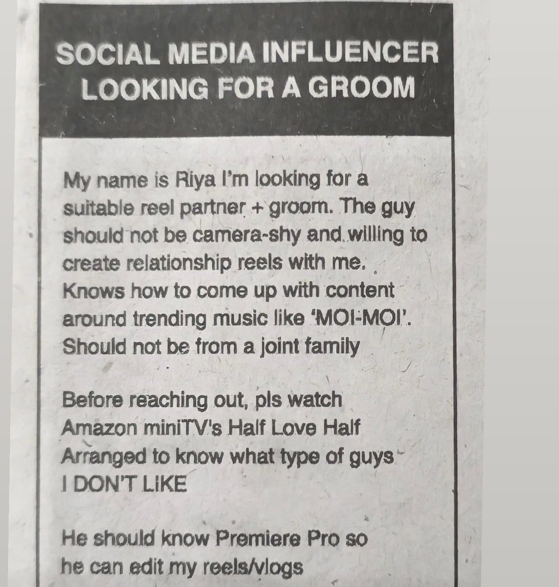 Ishansharma7390's tweet photo. Atleast she knows what she wants unlike many. https://t.co/WmLf7THWvl