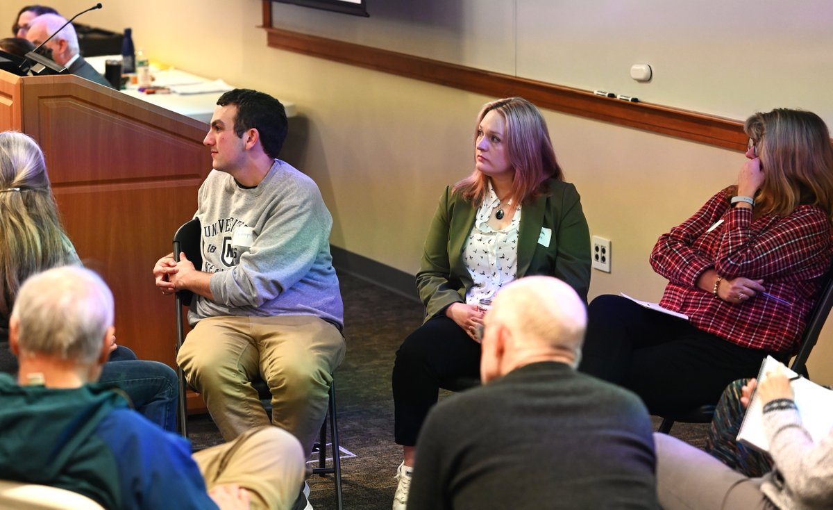 UNHLaw's tweet photo. This week, the Rudman Center hosted "NH Together," a discussion moderated by The People and The Listening First Coalition. They united to tackle some of the biggest problems New Hampshire faces, bringing our community together. #NHTogether #ThePeople #TheListeningFirstCoalition https://t.co/udPHY9M56C