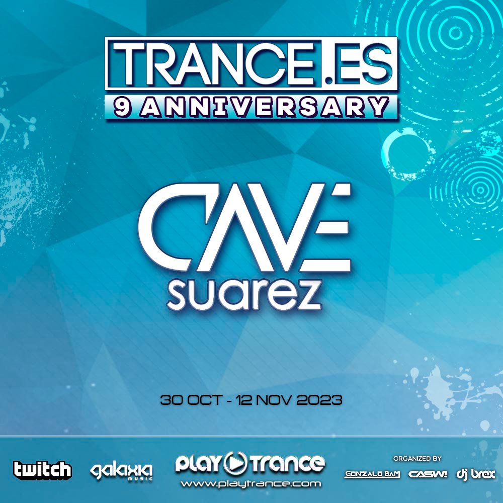 Trance.es Media (@trance_es) on Twitter photo 🇪🇸Primer día del 9º Aniversario de Trance.es.
🇬🇧First day of the 9th Anniversary of Trance.es.
Sonando en directo / Now Playing: <a href="/davesuarezmusic/">Dave Suarez</a>
Link: twitch.tv/playtrance 🇪🇸Primer día del 9º Aniversario de Trance.es.
🇬🇧First day of the 9th Anniversary of Trance.es.
Sonando en directo / Now Playing: <a href="/davesuarezmusic/">Dave Suarez</a>
Link: twitch.tv/playtrance