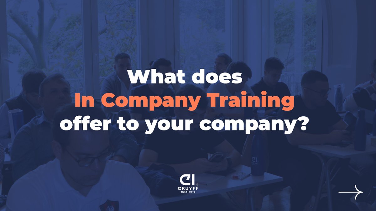CruyffInstitute's tweet photo. Are you not familiar with our customized training for companies yet?
With #InCompanyTraining, we provide training solutions perfectly tailored to the goals and challenges of your company.
Swipe 👉 to discover everything we can offer for your company or organization. https://t.co/Dfxa4qR2Zm